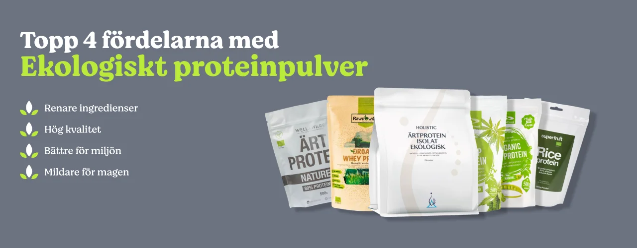 Ekologiskt proteinpulver