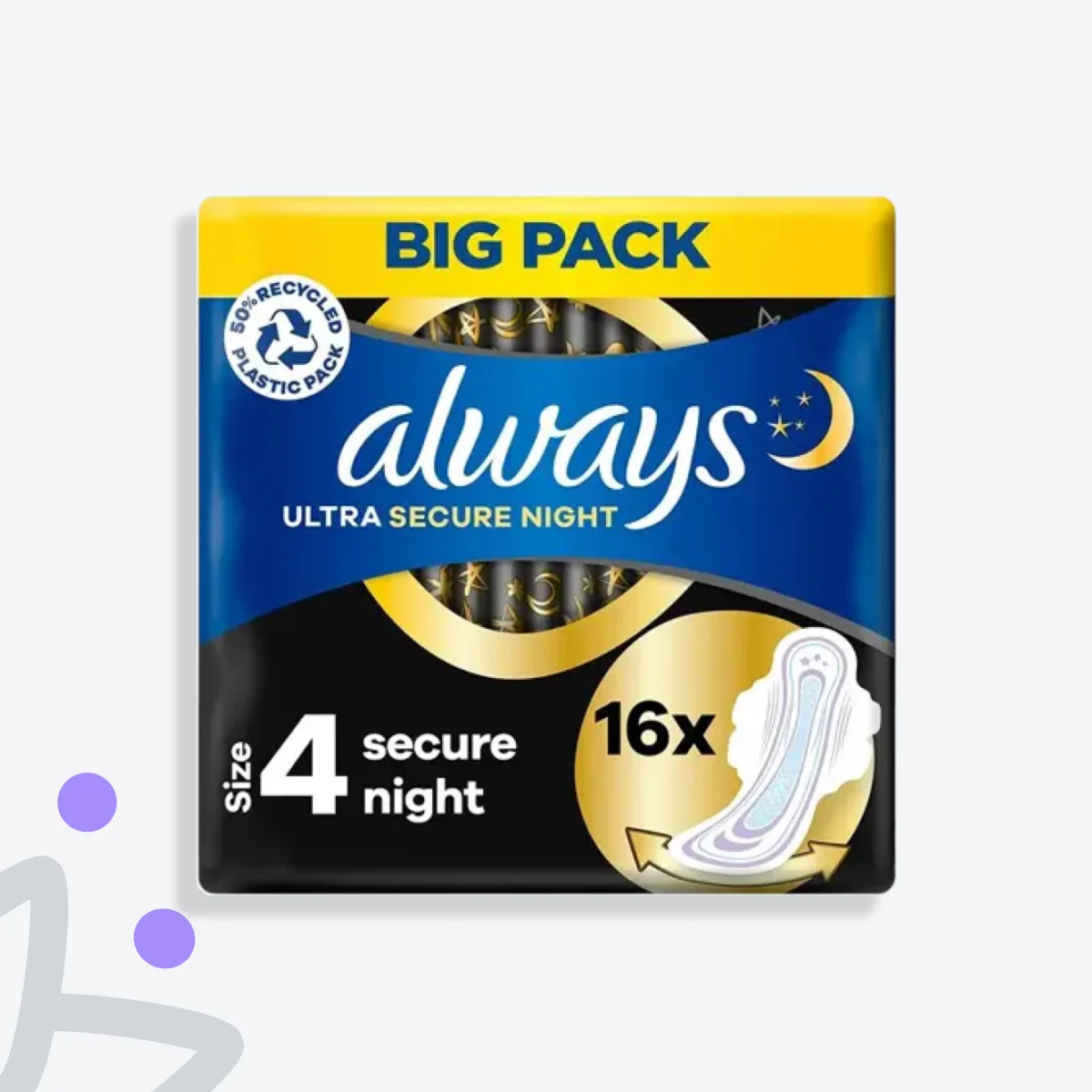 Always ‘Secure night pads’