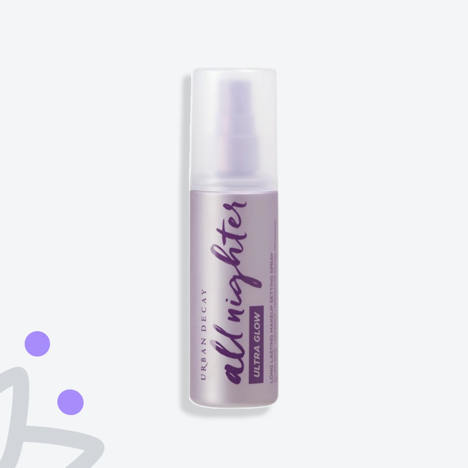 Urban Decay ‘All Nighter’ setting spray med glow