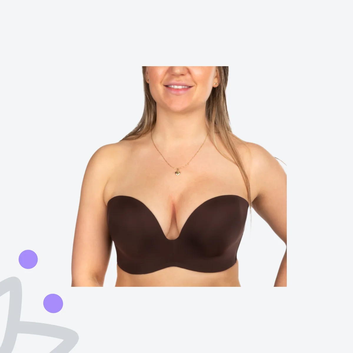 Wonderbra axelbandslös BH