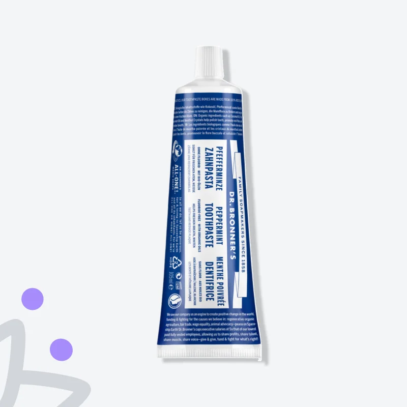 Dr. Bronner’s Peppermint Toothpaste