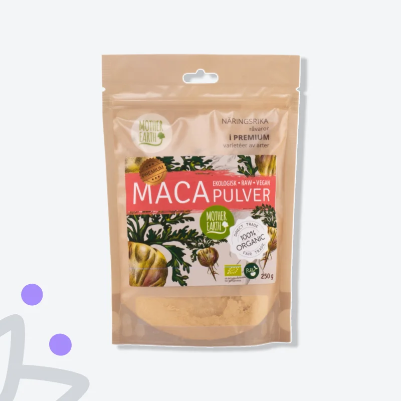 Mother Earth Macapulver Premium Raw&Eko