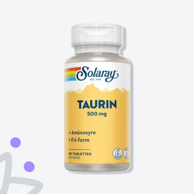 Solaray Taurin 60 tabletter