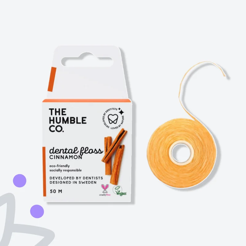 The Humble Co Dental Floss Cinnamon 50 m