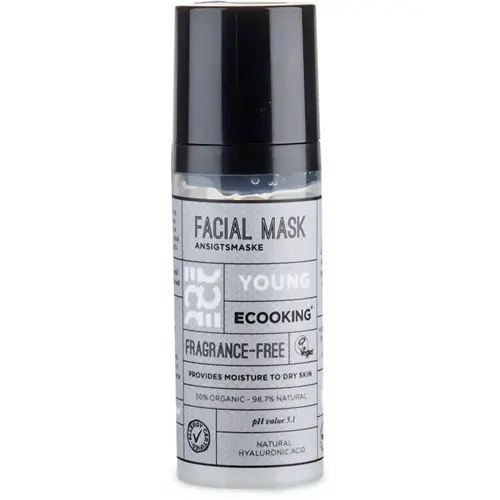 En grå flaska ekologisk ansiktsmask från Ecooking