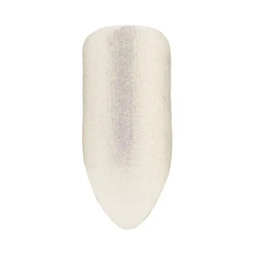 Ett vit nagellack med glitterdetaljer i sig tillverkat av Nailster