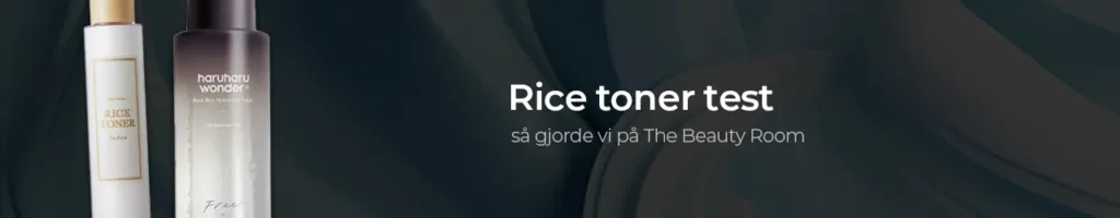 Rice toner test